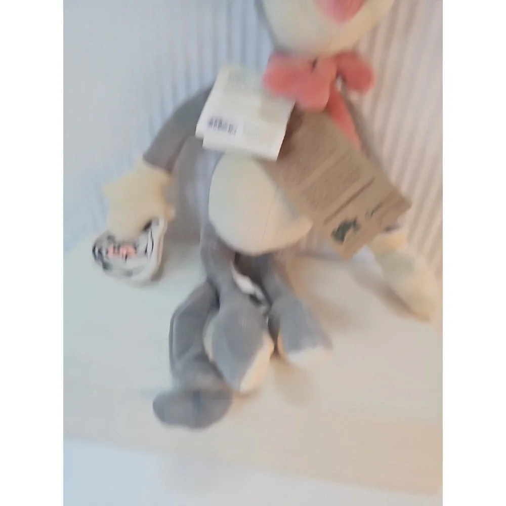 My Natural Dr. Seuss Cat in Hat Gray and Pink Plush Stuffed Animal PLUSH NWT